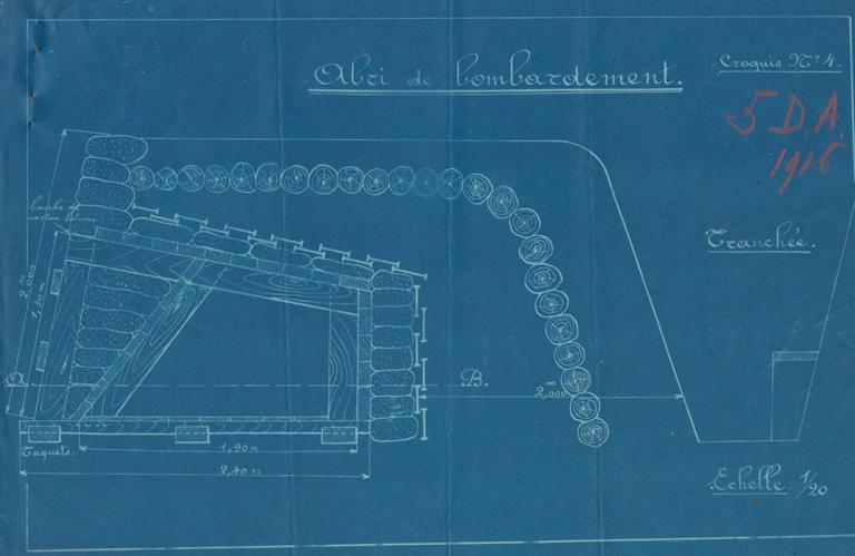 Blueprint of a shelter Blueprint of a shelter