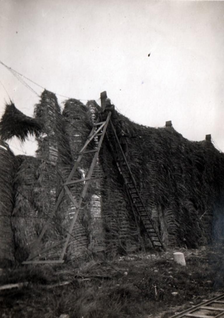 Activities at the frontline were often camouflaged Activities at the frontline were often camouflaged